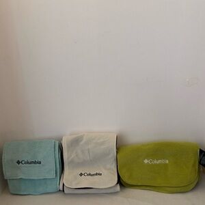 Three Unisex Columbia Scarves that will accent any outfit! EUC Fast Shipping!